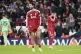 Liverpool's Mohamed Salah (right) reacts after PSV Eindhoven's Couhaib Driouech scores their side's fourth goal during the UEFA Champions League, league phase match at Anfield, Liverpool, November 26, 2025