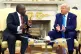 President Donald Trump meets South Africa's President Cyril Ramaphosa in the Oval Office of the White House, May 21, 2025, in Washington