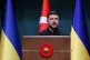 Ukrainian President Volodymyr Zelenskyy talks to journalists during a joint press conference with Turkish President Recep Tayyip Erdogan following their meeting at the presidential palace in Ankara, November 19, 2025