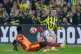 Fenerbahce's Kerem Akturkoglu (right) fights for the ball with Galatasaray's Davinson Sanchez during a Turkish Super Lig soccer match between Fenerbahce and Galatasaray, in Istanbul, Turkey, December 1, 2025