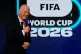 FIFA President Gianni Infantino speaks during the match schedule reveal for the 2026 soccer World Cup in Washington, Saturday, Dec. 6, 2025