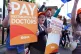 NHS resident doctors protesting outside Royal Victoria Infirmary in Newcastle, during a five-day strike after talks with the Government collapsed over pay, July 25, 2025