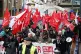 Job & Talent agency bin workers during protest, organised by Unite the Union, as they march to Council House in Victoria Square, Birmingham, on the first day of strike action by refuse workers employed by the company, December 1, 2025
