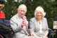King Charles III and Queen Camilla during a visit to the Sandringham Flower Show at Sandringham House in Norfolk, July 23, 2025