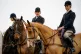 The annual Boxing Day meet of the Duke of Beaufort's Hunt at Worcester Lodge, Didmarton, Gloucestershire, where hunters, horses, hounds and members of the public gather on Monday as Boxing Day falls on a Sunday - a day when trail hunting does not take place, December 27, 2021