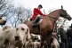 Members of the public observe hounds and riders of the Quorn Hunt during the New Years Day meet in Melton Mowbray, Leicestershire. Picture date: Saturday January 1, 2022