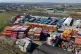 Hundreds of shipping containers at the Grangemouth Terminal near Falkirk, April 7, 2025