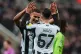 Newcastle United's Newcastle United's Lewis Miley (right) celebrates with Malick Thiaw after the Carabao Cup quarter final match at St James' Park, Newcastle upon Tyne. Picture date: Wednesday December 17, 2025