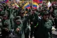 Women who are members of the Bolivarian National Guard attend a women's march to demand the return of Venezuelan President Nicolas Maduro in Caracas, Venezuela, January 6, 2026