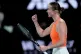 Elina Svitolina of Ukraine celebrates after defeating Coco Gauff of the U.S. in their quarterfinal match at the Australian Open tennis championship in Melbourne, Australia, January 27, 2026