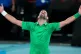 Novak Djokovic of Serbia celebrates after defeating Jannik Sinner of Italy in their semifinal match at the Australian Open tennis championship in Melbourne, Australia, January 31, 2026