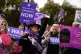 Waspi (Women Against State Pension Inequality) campaigners stage a protest on College Green in Westminster, London, October 30, 2024