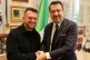 Tommy Robinson and Matteo Salvini