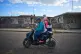 A family travels on their electric motorbike during a power cut in Santa Cruz del Santa Cruz del Norte, home to one of Cuba’s largest thermoelectric plants, February 3, 2026