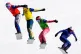 (left to right) Czechia's Eva Adamczykova, Australia's Josie Baff, Switzerland's Sina Siegenthaler and Great Britain's Charlotte Bankes during the Women's Snowboard Cross Quarterfinal at the Milano Cortina 2026 Winter Olympics, February 13, 2026