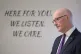 Scottish First Minister John Swinney during his visit to mental health charity The Lighthouse for Perth, in Perthshire, for an announcement on funding to enhance emergency mental health support services, February 18, 2026