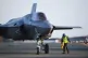 One of Britain's F-35B jets at RAF Marham in Norfolk