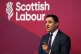 Scottish Labour leader Anas Sarwar giving a speech at Caledonian University in Glasgow, September 1, 2025