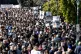 People attend a rally marking a three-year anniversary of a train collision where 57 people were killed on Feb. 2023, at central Syntagma square, in Athens, Greece, February 28, 2026