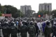 Security forces stand guard at the entrance of nation's Parliament complex as people arrive to perform funeral prayers for leading Bangladeshi activist Sharif Osman Hadi, in Dhaka, Bangladesh, December 20, 2025