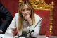 Italy's Prime Minister Giorgia Meloni attends a debate at the Senate regarding the conflict in Iran and the Gulf region, in Rome, March 11, 2026