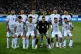 Irans's players pose for a team photo before an Asian group A qualifying soccer match against North Korea for the 2026 World Cup, June 10, 2025, at Azadi Stadium in Tehran, Iran