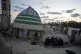 The Suleiman family break their fast during the holy month of Ramadan beside the ruins of a mosque where they are currently taking shelter in Deir al-Balah, Gaza Strip, March 6, 2026