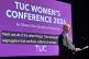 Steve Gillan speaking at TUC Women's Conference