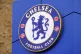 A general view of a Chelsea crest sign at Stamford Bridge, May 25, 2022
