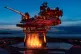 General views of See Monster, a decommissioned North Sea offshore platform, which has been transformed into one of Britain's largest public art installations, September 23, 2022