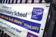 A general view of a sign displaying a 'good' Ofsted rating outside St Luke's CE Primary School in Tower Hamlets, London, September 2, 2024
