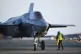 One of Britain's F-35B jets at RAF Marham in Norfolk