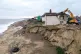 A property is demolished on the clifftop at Thorpeness, Suffolk, where six homes have now been razed to the ground since October 2025 following coastal erosion, January 29, 2026