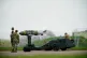 A US Air Force B-1 bomber is loaded with bombs at RAF Fairford in Gloucestershire, March 16, 2026