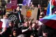 Counter protesters, organised by Stand Up To Racism, in West Parliament Square, Edinburgh, ahead of an anti-immigration protest outside Holyrood in Edinburgh. Picture date: Saturday March 21, 2026