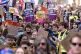 Counter protesters, organised by Stand Up To Racism, during an anti-immigration rally in Edinburgh. Picture date: Saturday March 21, 2026