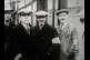 A still from the film showing pickets at work during the general strike