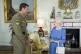 Britain's Queen Elizabeth II greets Corp. Ben Roberts-Smith from Australia, who was recently awarded the Victoria Cross, during an audience at Buckingham Palace in London, November 15, 2011