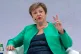 International Monetary Fund (IMF) Managing Director Kristalina Georgieva speaks during the World Bank/IMF Spring Meetings at the IMF headquarters in Washington, April 16, 2026