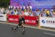 A robot starts off for the Beijing E-Town Half Marathon and Humanoid Half Marathon on the outskirts of Beijing on Sunday, April 19, 2026