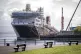 The unfinished Glen Sannox Caledonian Macbrayne ferry in the Ferguson Marine shipyard in Port Glasgow, Inverclyde, May 10, 2022