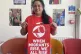 UVW member Maryori Pacheco Masias at the union’s head office in London