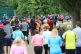 Runners take part in the 5km parkrun at Victoria Park in east Belfast, June 26, 2021