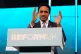 Reform UK's home affairs spokesman Zia Yusuf speaks during a rally at the Arena MK Stadium, in Bletchley, Milton Keynes, March 17, 2026