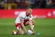 Hull KR's Mikey Lewis prepares to kick during the Betfred Super League match at the Sewell Group Craven Park Stadium, Kingston upon Hull, March 27, 2026