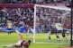 West Ham United's Callum Wilson scores their side's second goal of the game during the Premier League match at the London Stadium, London, April 25, 2026