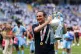 Coventry City head coach Frank Lampard holds up the Sky Bet Championship trophy following its presentation after the final whistle following the Sky Bet Championship match at the Coventry Building Society Arena, Coventry, April 26, 2026