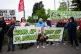 Striking refuse workers outside Perry Barr depot in Birmingham, April 28, 2026