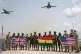 PROTECTING COLONIALISM: US forces under Special Operations Command Africa, UK’s 1st Battalion, Ranger Regiment, and members of the Ghana Armed Forces celebrate training together at Bundase Training Camp, Ghana in April 2024 / Pic: Sgt Christopher Dyer/CC