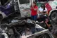 Relatives of victims pay respects at the site of an attack on the Pan-American Highway in Cajibio, Colombia, April 26, 2026, where at least a dozen people were killed in an attack authorities blamed on dissident groups of the former FARC rebels